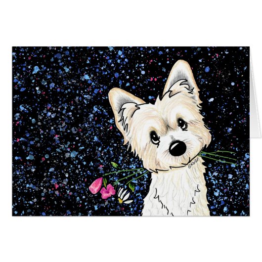 KiniArt Morkie Cards (Front Horizontal)