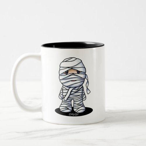 KiniArt Mummy Two_Tone Coffee Mug