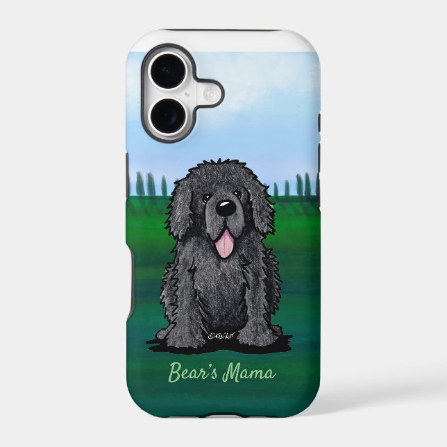 KiniArt Newfoundland Dog Case-Mate iPhone Case (Back)