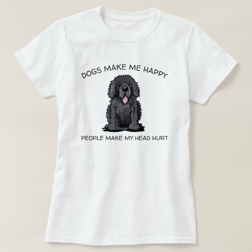 KiniArt Newfoundland Dog Lovers T_Shirt