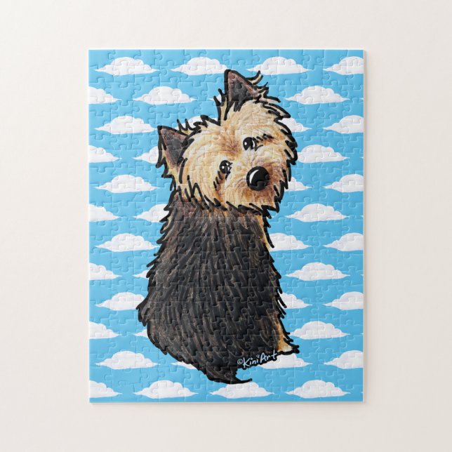 KiniArt Norwich Terrier Jigsaw Puzzle (Vertical)