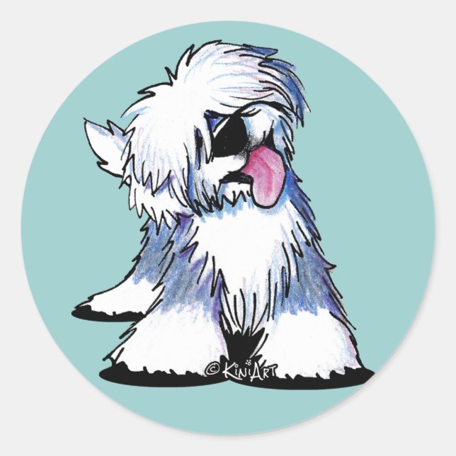 KiniArt OES Round Stickers (Front)