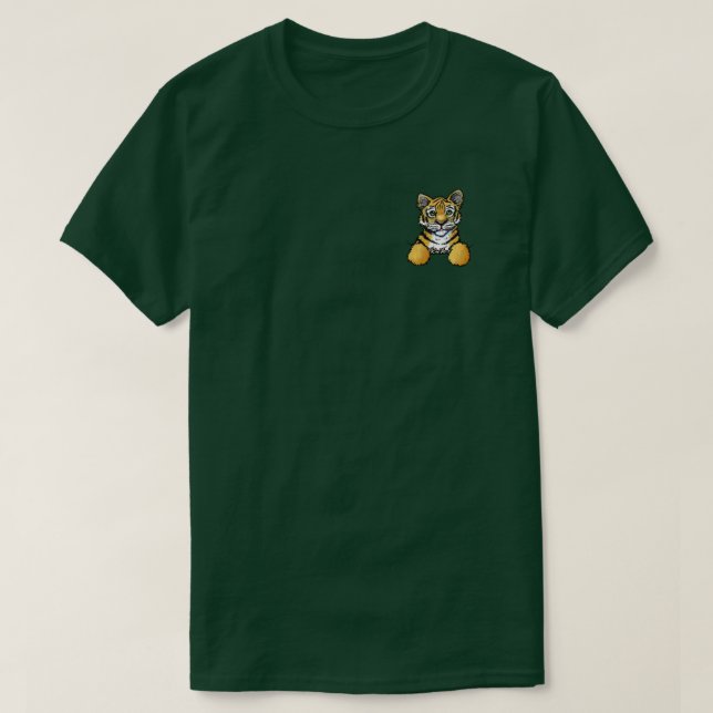 KiniArt Pocket Tiger T-shirt (Design Front)