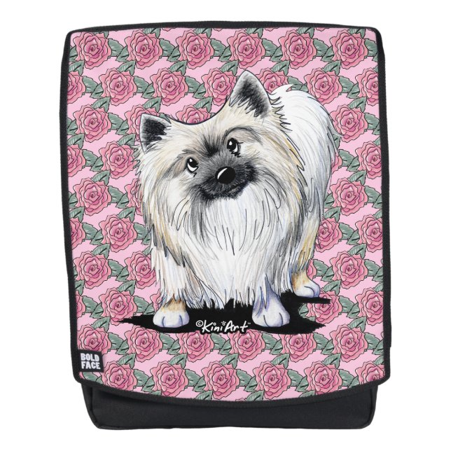 KiniArt Pom Chester Portrait Backpack (Front)