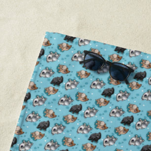 KiniArt Pom Parade Beach Towel