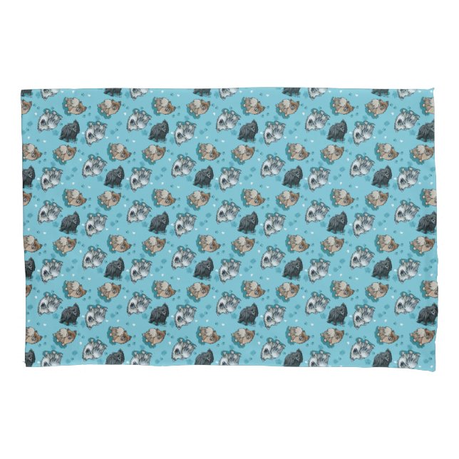 KiniArt Pom Parade Pillow Case (Front)