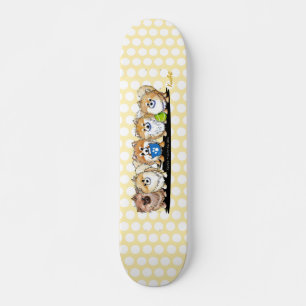 KiniArt Pom Party Skateboard Deck
