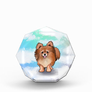 KiniArt Pomeranian Acrylic Award