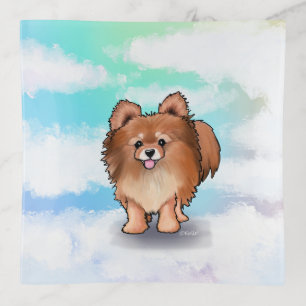 KiniArt Pomeranian Trinket Tray
