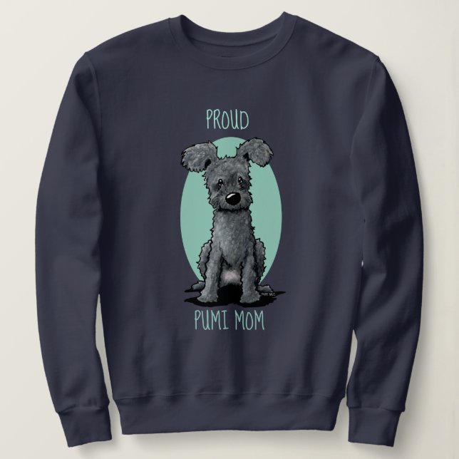 KiniArt Pumi Mom Sweatshirt (Design Front)