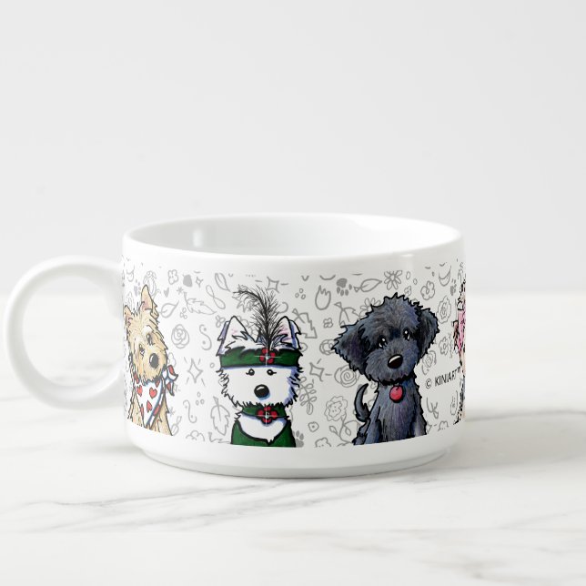KiniArt Puppies Bowl (Right)