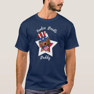 KiniArt Red Yankee Doodle Daddy T-Shirt