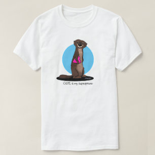 KiniArt River Otter T-Shirt