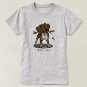 KiniArt Roan Brittany Dog Lovers T-Shirt