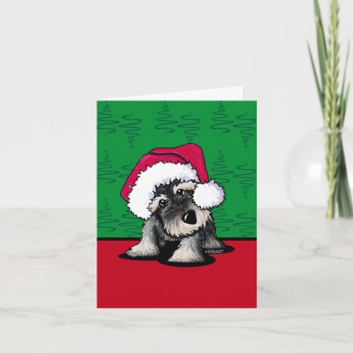 KiniArt Schnauzer Christmas Cards