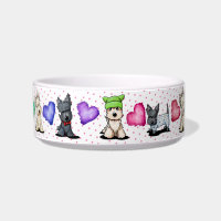 KiniArt™ Scottie Terriers Bowl