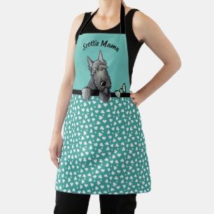 KiniArt Scottish Terrier All-Over Print Apron