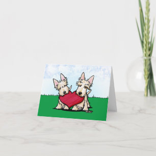KiniArt Scottish Terrier Duo Card