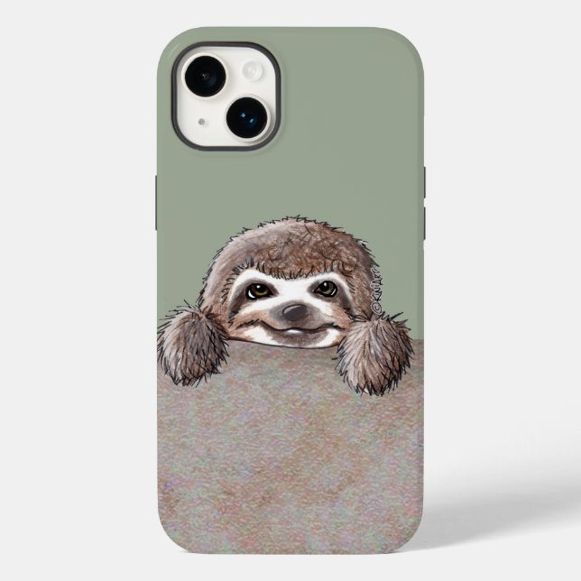 KiniArt Sloth Case-Mate iPhone Case (Back)