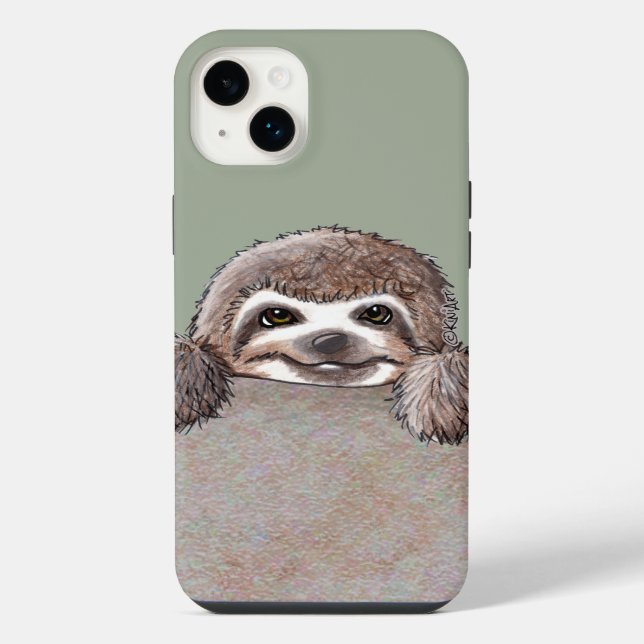 KiniArt Sloth Iphone Case (Back)