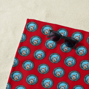KiniArt Snorkeling Cairn Beach Towel