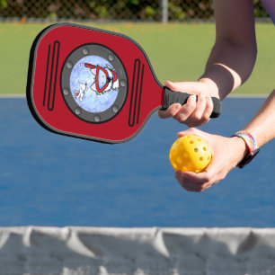 KiniArt Snorkeling Westie Porthole Pickleball Paddle