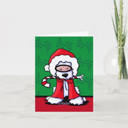 KiniArt Snorkle Westie Christmas Cards