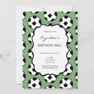 KiniArt Soccer Invitation