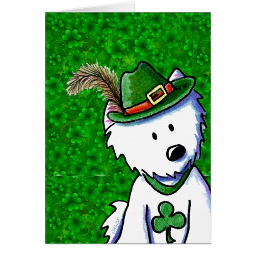 KiniArt St Paddys Day Westie