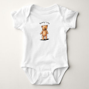 KiniArt Teddy Bear Baby Bodysuit