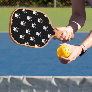 KiniArt Torrid Westie Crossbones  Pickleball Paddle