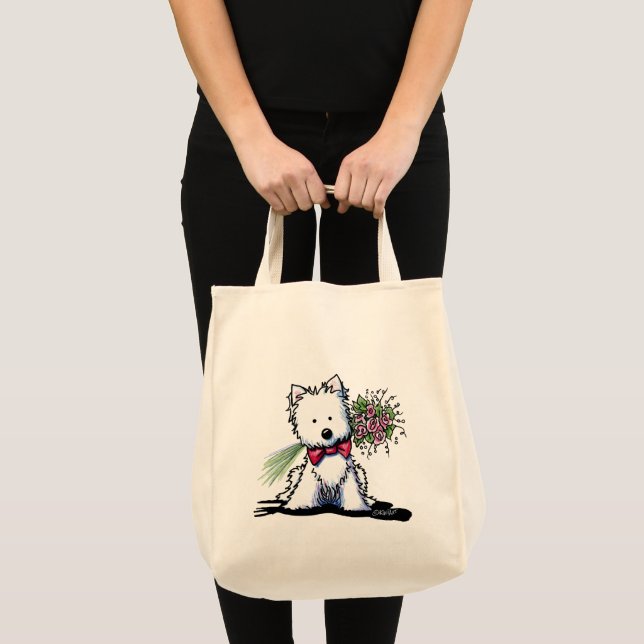 KiniArt Valentine Westie Bag (Front (Product))