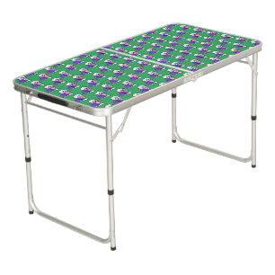 KiniArt Warm Fuzzy OES Beer Pong Table