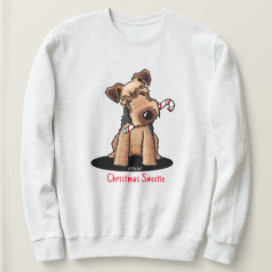 KiniArt Welsh Terrier Christmas Sweatshirt
