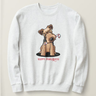 KiniArt Welsh Terrier Christmas Sweatshirt
