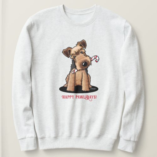 KiniArt Welsh Terrier Christmas  Sweatshirt