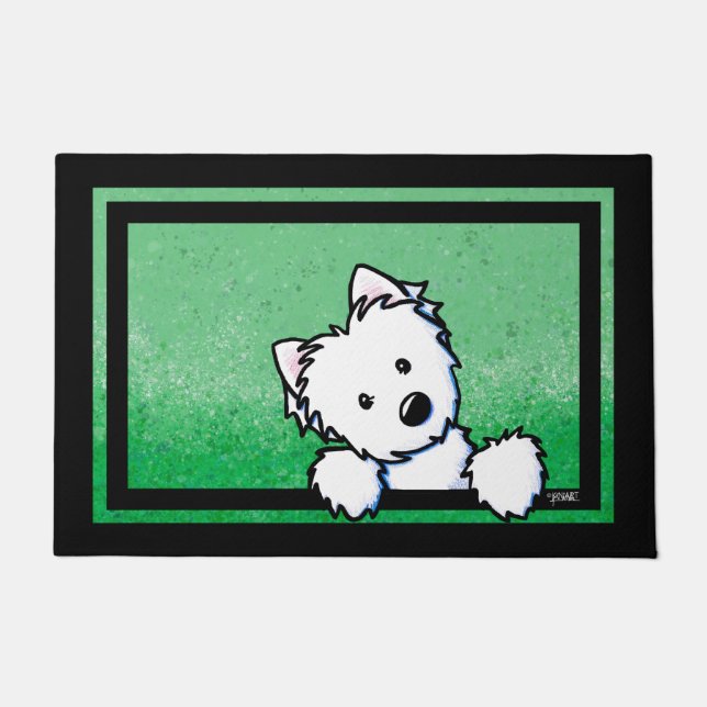 KiniArt West Highland White Terrier Doormat (Front)