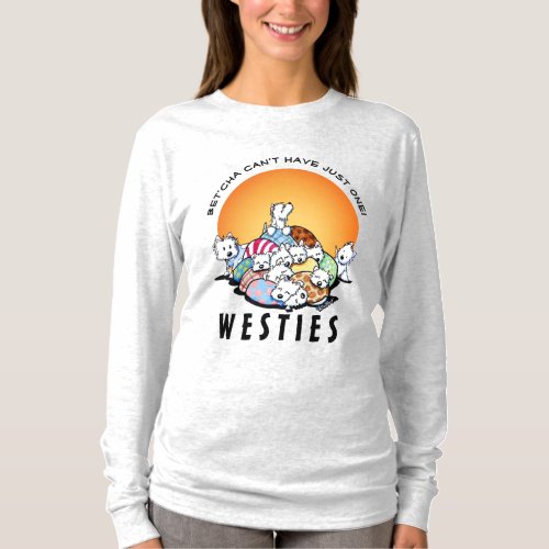 KiniArt Westie Addict T_Shirt