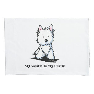 KiniArt Westie Bestie Pillowcase