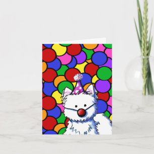 KiniArt Westie Birthday Card