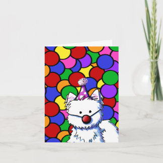 KiniArt Westie Birthday Card