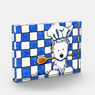 KiniArt Westie Chef Acrylic Award