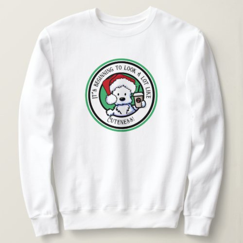 KiniArt Westie Christmas Coffee Sweatshirt