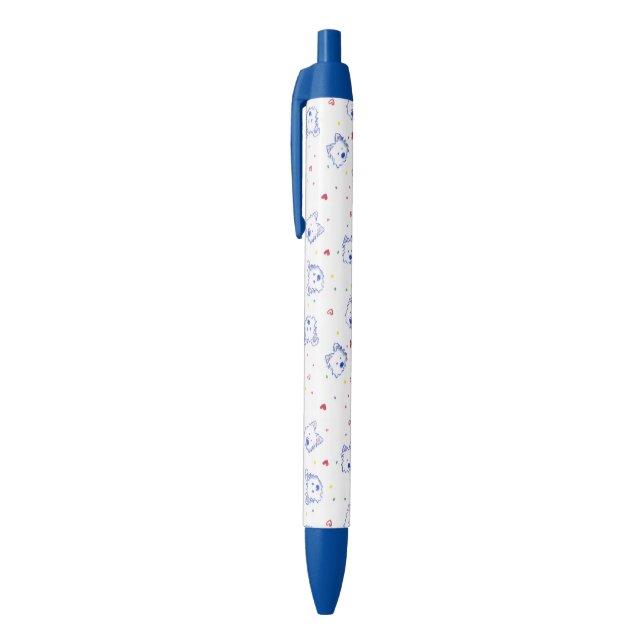 KiniArt Westie Crayon Cuties Pen (Top (Vertical))