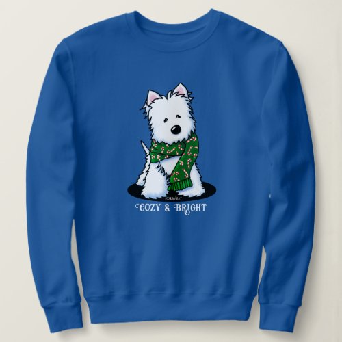 KiniArt Westie Dog Christmas Sweatshirt
