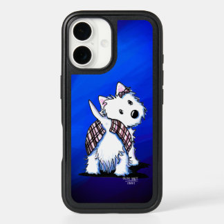 KiniArt Westie Dressed To Kilt iPhone 16 Case