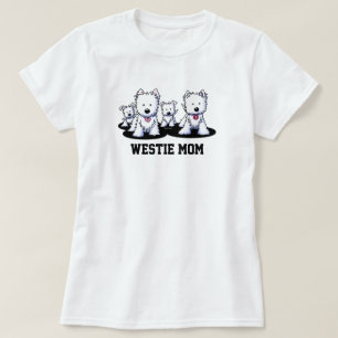 KiniArt Westie Family  T-Shirt