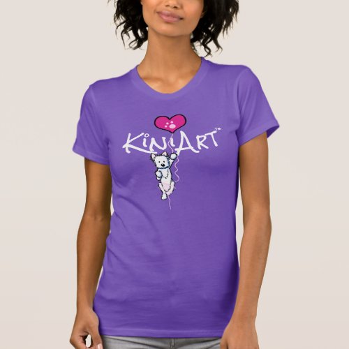 KiniArt Westie Fan T_Shirt