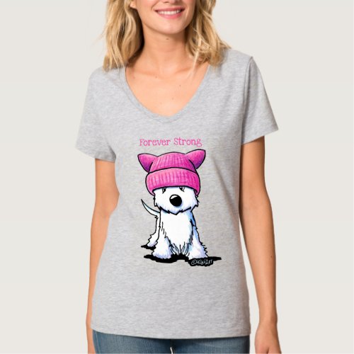 KiniArt Westie Feminist T_Shirt