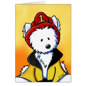KiniArt Westie Fire Fighter (Front)